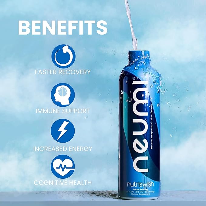 NUTRISWISH Neumi Multivitamin Supplements | 30 Servings | Enhanced Absorption with Ultra-Pure Water &amp Vitamin D | Immune Support Joint Health &amp Supports Natural Energy | Multivitamin for Wome