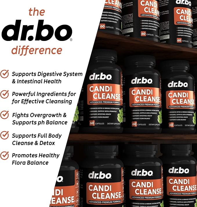 Activated Charcoal &amp Candi Cleanse Support - Organic Coconut Charcoal Pills &amp Anti Overgrowth Pills for Stomach Gas and Bloating for Men Women Kids - Oral Herbal Oregano &amp Caprylic Acid Ca