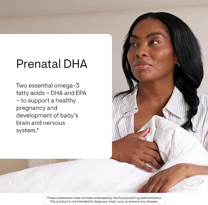 THORNE - Prenatal DHA - 650 mg DHA and 200 mg of EPA - Supports Baby’s Brain &amp Nervous System Development from Pregnancy to Nursing* - 30 Servings