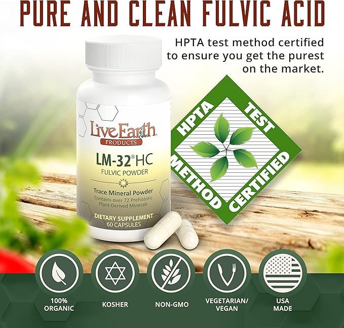 LM-32 HC - Pure Fulvic Acid Capsules