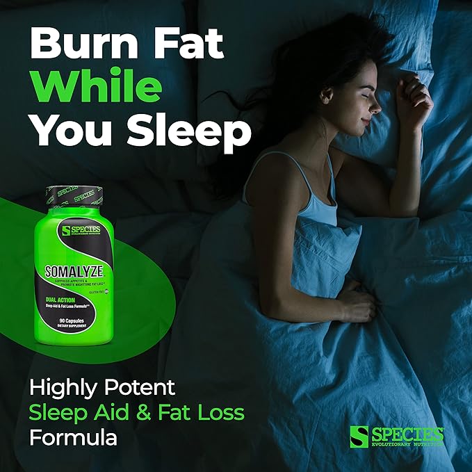 Species Nutrition Somalyze Stimulant Free Appetite Suppressant with GABA and Melatonin Gluten Free Caps 90 Capsules