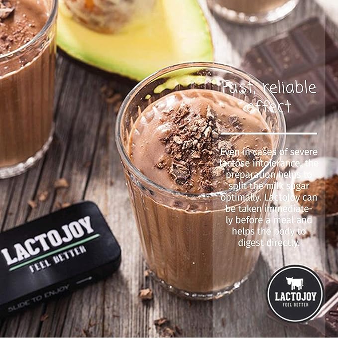 LactoJoy Lactase Pills Bundle of 45 Pcs. and Refill Pack I Powerful Lactase Enzymes for Lactose Intolerance I Ultra Pure Lactase for Improved Digestion I No Silicon Dioxide No Artificial Flavors