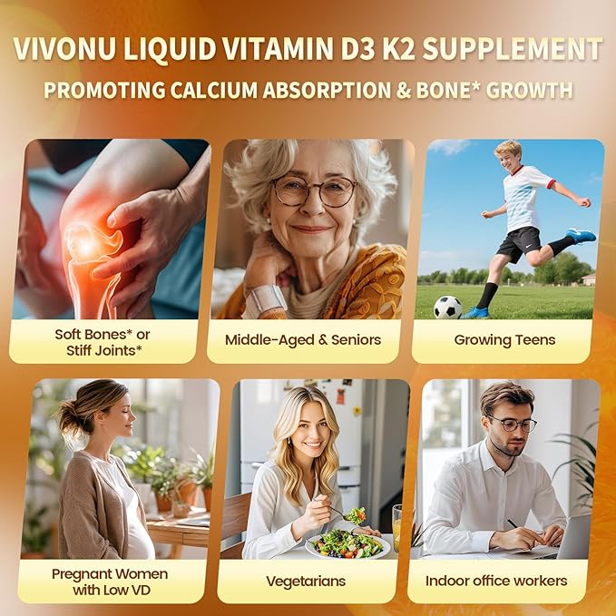 VivoNu Vitamin D3 K2 10000 IU with MK7-300 Virgin Coconut Oil Softgels 2 in 1 Vitamins D &amp K Complex | Vitamina D3 con K2 ((2 Bottle))