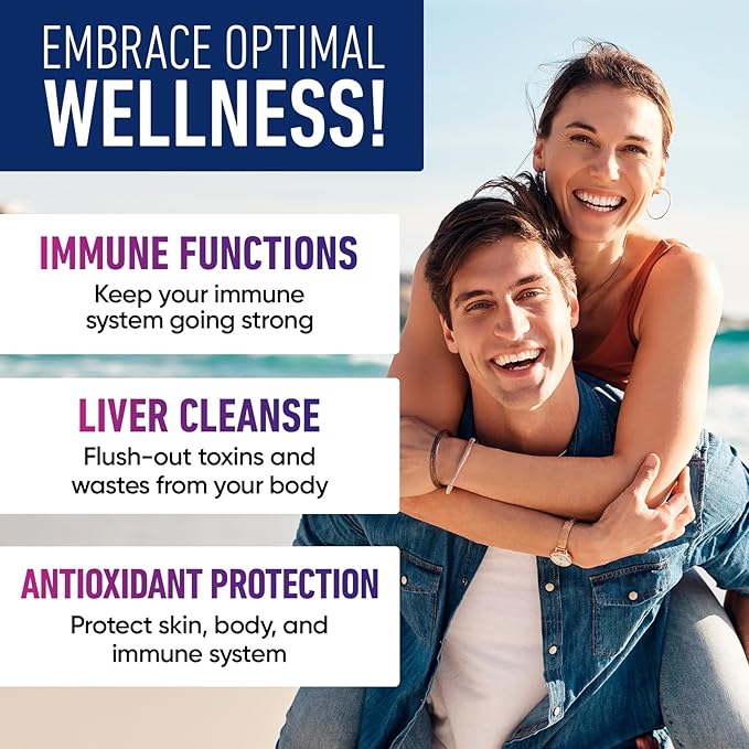 Liposomal Glutathione Supplement 1000MG + 750MG- Glutathione Liposomal with VIT C + Phospholipid Antioxidant Complex - Liver Detox and Immune Support Supplement - 120 Caps - Powder&ampLiquid Alternat