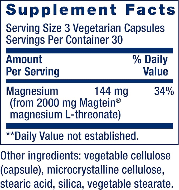 Viva Naturals Organic MCT Oil for Keto Coffee (32 fl oz) - Best MCT Oil Supplement &amp Life Extension Neuro-mag Magnesium L-threonate Magnesium L-threonate Brain Health Memory