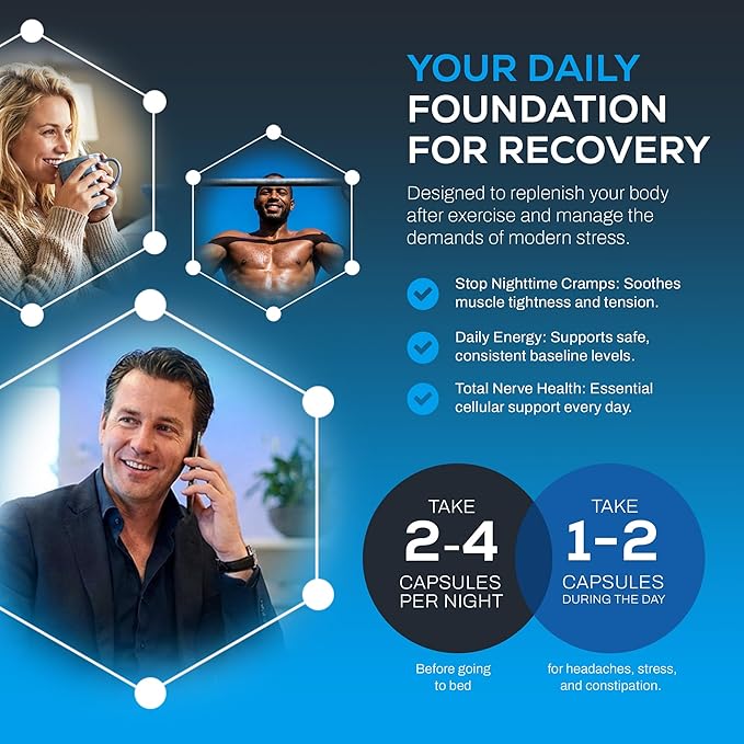 Upgraded Formulas Nano Magnesium Supplement 3rd Party Clinical Trial Improves Deep Sleep up to 250% REM Sleep Up to 160% in only 14 Nights - Enhances Calm 60 Capsules