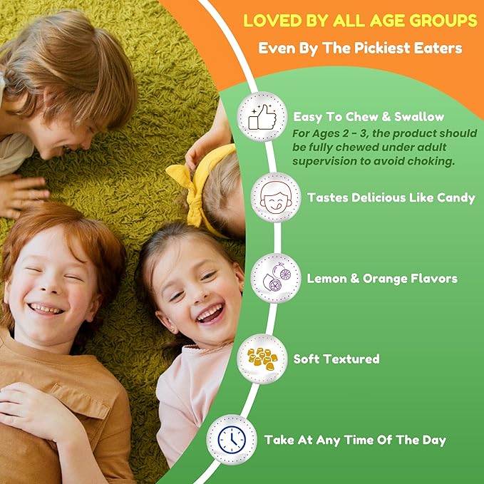 SHIFAA NUTRITION Halal Omega 3 for Kids with DHA Gummies for Brain Development Heart &amp Immune Support Plant-Based Non-GMO Algae-Based DHA Gluten &amp Gelatin-Free Kids Omega 3 Gummies 30 Se