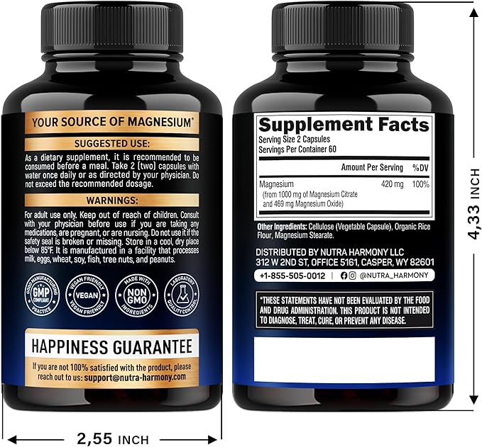Magnesium Citrate &amp Glucosamine Chondroitin Capsules