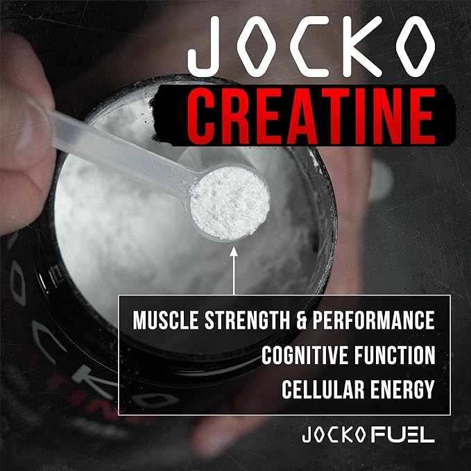 Jocko Fuel Bundle - Vanilla Mölk Protein Powder + Creatine Monohydrate Powder for Men &amp Women - Bundle for Atheltic Performance Recovery &amp Muscle Growth