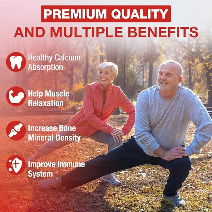 Calcium Citrate Gummies - 1200mg Calcium Gummies with Magnesium Zinc Vitamin D3K2 B6 B12 for Bone Muscle Joints Immune Support High Absorption Calcium Supplements for Women &amp Men 2 Packs