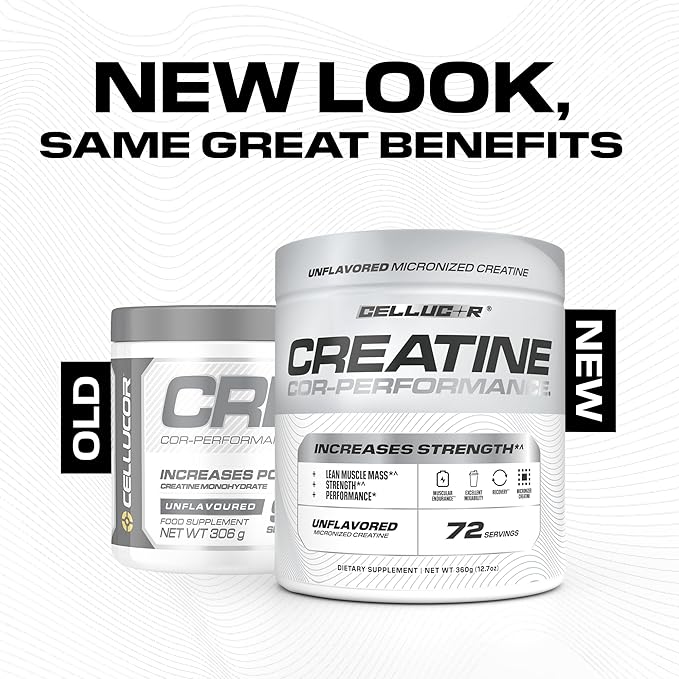Cellucor Cor-Performance Creatine Monohydrate for Strength and Muscle Growth 72 Servings