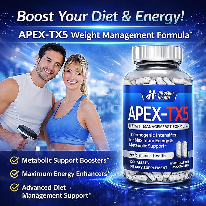 Weight Management Dietary Supplement 120 White Blue Red Speck Tablets Manufactured in the USA Highest Professional Quality