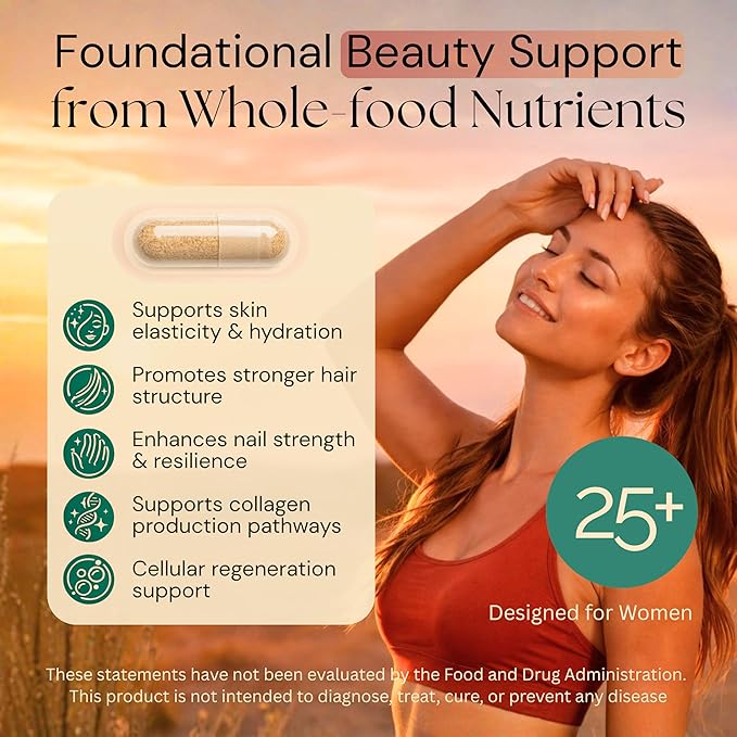 20-in-1 Beef Organ Blend Bundle – Grass-Fed Liver Ovary &amp Organ Complex + Collagen Placenta Bone Marrow &amp Amla – Whole Food Nutrient Support – 60-Day Supply Each