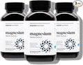 Smarter Nutrition Marine Magnesium Supplement 300mg - Naturally Sourced Clinically Tested Magnesium + Avocado Oil &amp AstraGin for High Absorption - Non-GMO (90 Count (Pack of 3))
