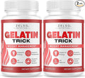 (2 Pack) Gelatin Trick - Gelatin Trick Pills Daily Support Formula for Energy &amp General Wellness GelatinTrick Advanced Formula 120 Capsules for 2 Months