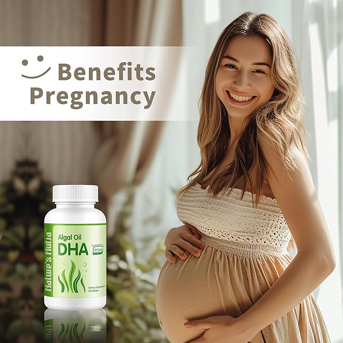 Nature's Nutra Algal Oil DHA Softgel Healthy Eyes and Vision 90 Softgels 90 Servings
