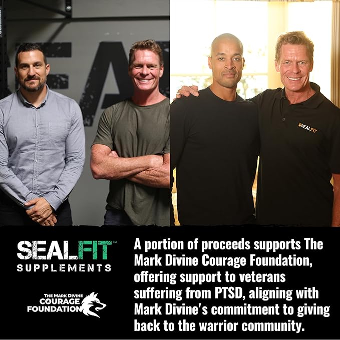 SEALFIT Creatine and Colostrum Powder - 5g Creatine Monohydrate + 1000mg Grass-Fed Bovine Colostrum per Scoop - Muscle Strength Recovery &amp Immune Support 30 Servings (6.35 oz)