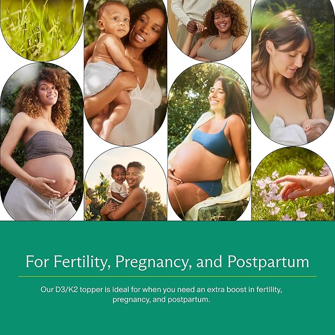 Needed. Expertly-Formulated Prenatal Vitamin D3/K2 | for Fertility Pregnancy Breastfeeding and Postpartum Healthy Immunity and Bone Development Supports Breast Milk Vitamin D Levels | 60 Capsules