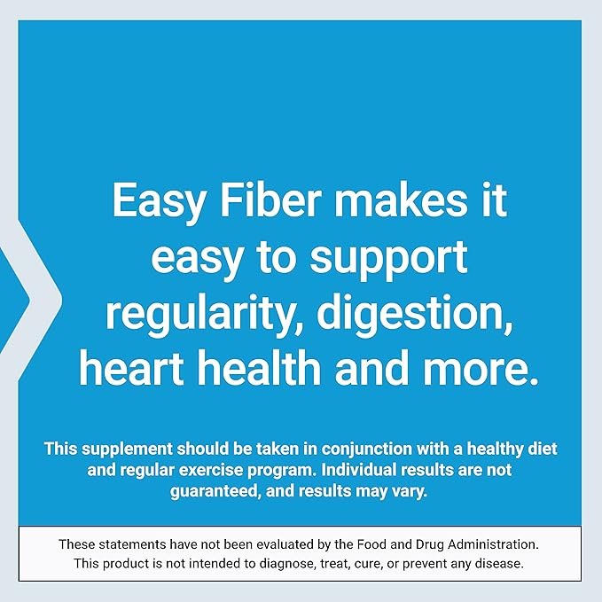 Life Extension Easy Fiber - Glucomannan Fiber Regularity Digestion Heart Health No Artificial Sweeteners Vegetarian Non-GMO Gluten Free Sugar Free Net Wt. 167 G (0.368 Lb. Or 5.89 Oz)