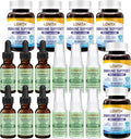 LOVITA 18-Piece Mega Bundle - 6 Propolis Drops 6 Sprays &amp 6 Immune 8-in-1 Daily Defense Max Value Stock Up Set (18 Pc)