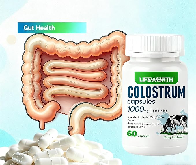 Colostrum-Colostrum Powder-Colostrum Supplement Grass Fed Gut Health Bloating Immunity Skin &amp Hair Contains Bioactive Nutrients Keto Gluten &amp Fat Free (Unflavored | 30 Servings)
