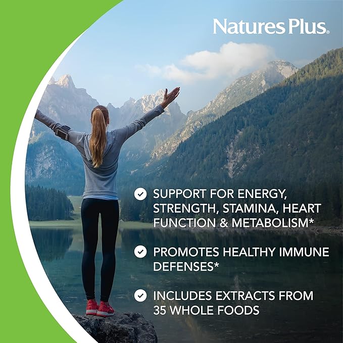 NaturesPlus Source of Life Garden Women’s Once Daily Multivitamin - 30 Tablets - Supports Energy &amp Healthy Immune System - USDA Certified Organic Non-GMO Vegan Gluten Free - 30 Servings