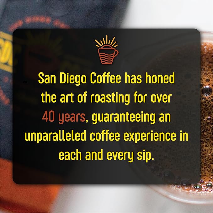 San Diego Coffee South American Blend Medium Roast Whole Bean Coffee 16-Ounce Bags (Pack of 2) Café en grano tostado