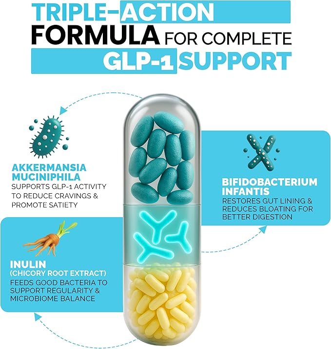 DR VITAMIN SOLUTIONS Thermogenic Fat Burner and GLP-1 Probiotic Appetite Suppressant 90 Capsules