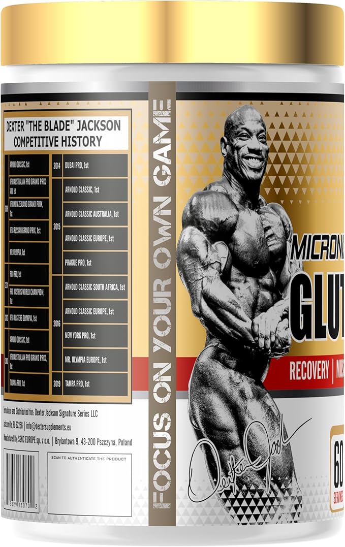 DEXTER JACKSON Gold Series Micronized Glutamine | 60 Serving 300g