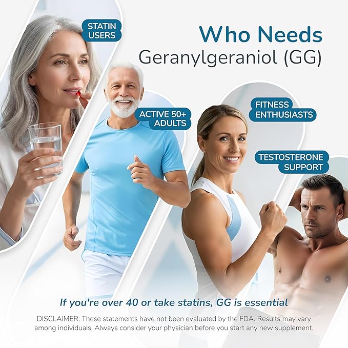 WELLNESS EXTRACT Geranylgeraniol GG 150mg Annatto Derived Supplement for CoQ10 Support Cellular Energy &amp Muscle Health Non-GMO Gluten Free 60 Softgels