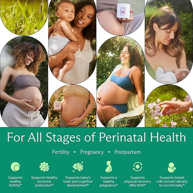 Needed. Multivitamin for Prenatal | Prenatal Multi Essentials Capsule - Pregnancy Breastfeeding Postpartum | Expertly-Formulated &amp Third-Party Tested Citrus Scent Insert | 30-Day Supply