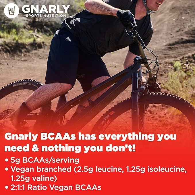 Gnarly Nutrition BCAAs Lemon Lime (10.58oz) Performance Greens Blueberry Açai (11.64 oz)