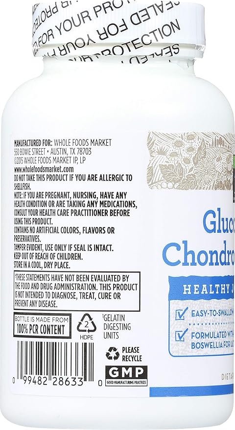 365 by Whole Foods Market Glucosamine Chondroitin &amp MSM 120 ct