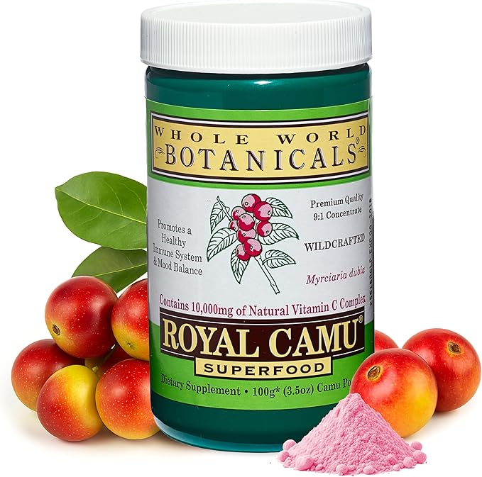 Royal Camu Camu Powder – Natural Vitamin C Source – Antioxidant-Rich Amazon Superfruit – 100g