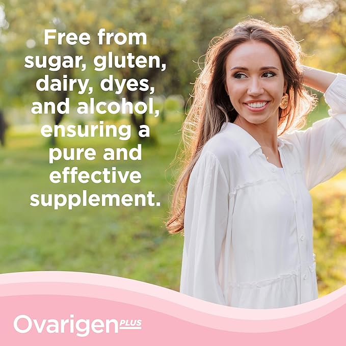 CalmCo Ovarigen Plus Myo-Inositol &amp D-Chiro Inositol Supplement for Women – 40:1 Powder with Folic Acid Ashwagandha &amp Vitamin D3 Fertility Supplements for PCOS Ovarian Support (30 Sachets)