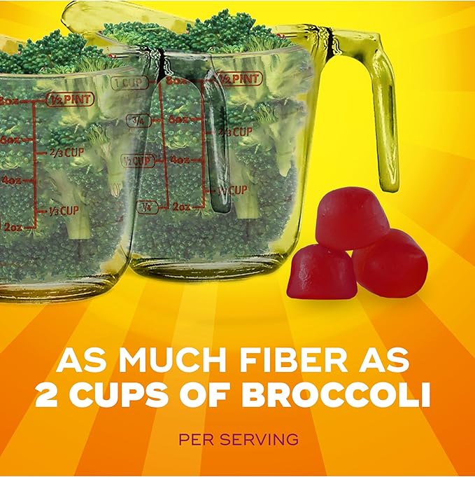 Metamucil Fiber Gummies for Adults with Vitamins C D B12 for Metabolism No Sugar Added Citrus Berry Flavor 5g Plant Based Prebiotic Fiber Supplement Blend 120 Count