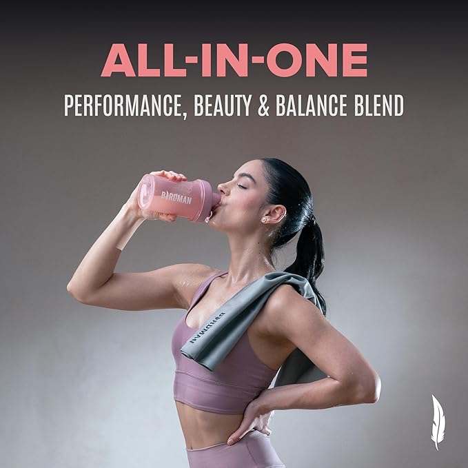 BIRDMAN Creatine for Women | Creatine Monohydrate Powder with Myo &amp D-Chiro Inositol Hyaluronic Acid Zinc Electrolytes and Vitamins | Sugar Free Pink Lemonade | 30 Servings