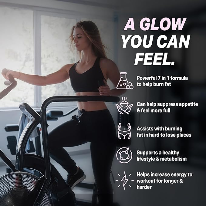 GLP-1 Fit Gal | Weight Loss Pills Appetite Suppressant &amp Fat Burner for Women | Supports Healthy Pathways Associated with GLP-1 Activity | 3rd Party Tested Supplement - 60 Capsules for Adults