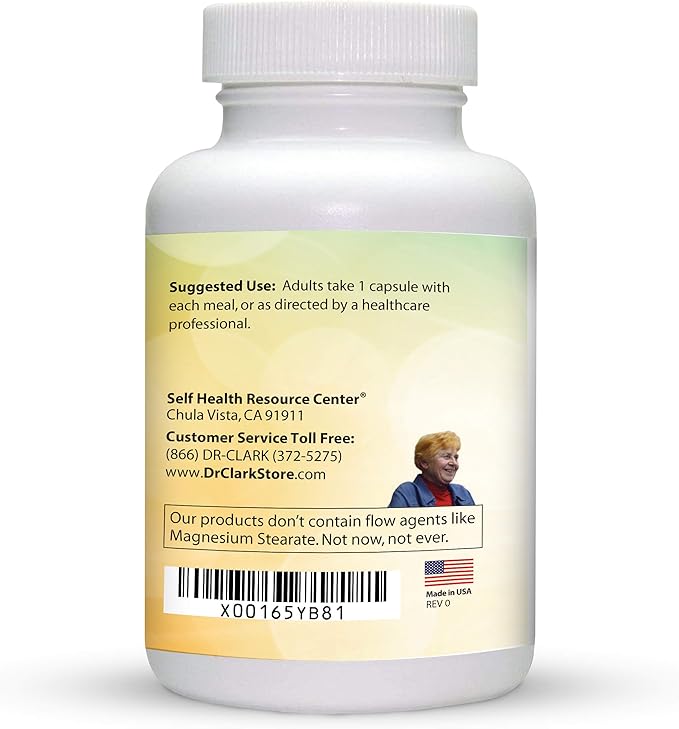 Dr. Clark Pancreatin 8X Enzyme Supplement 500mg | Several Digestive Aids Formulas Promotes Proteins Fat | Carbohydrates Healthy Supports Optimal Digestion - 100 Gelatin Capsules