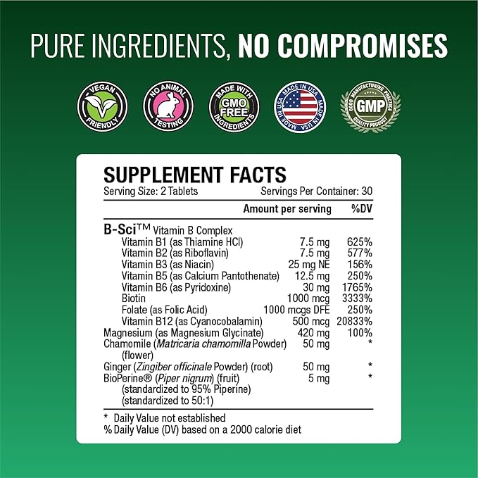 Approved Science Cramprin - High Absorption Magnesium Vitamin B Complex BioPerine - Muscle Cramps - 6 Month Supply - 2 Bottles - Vegan
