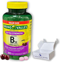 B12 Vitamins 5000mcg- Methylcobalamin Extra Strength Fast Dissolve Tablets Cherry Flavor 300 ct (Pack of 1) Boxed by Fusion Shop Store