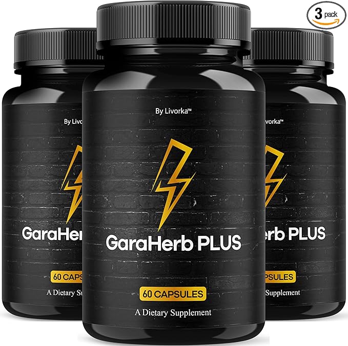 (3 Pack) GaraHerb Plus Capsules - Official Pills Advanced Supplement Support - Maximum Strength Natural Gara Herb Plus for Overall Health &amp Wellness Reviews 180 Capsules for 3 Months