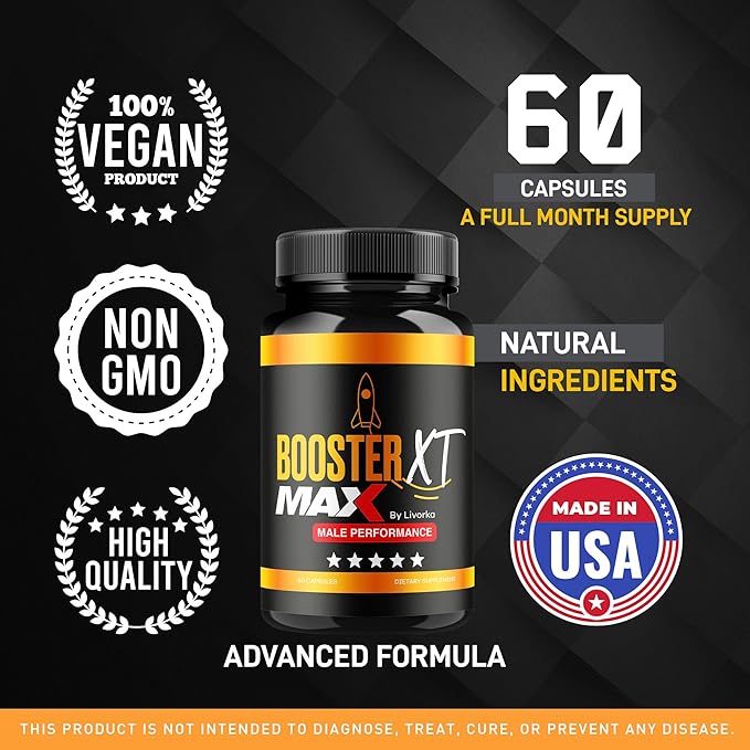 (3 Pack) Booster XT For Men MAX Strength Men's Supplement Booster XT Booster XT for Men Reviews BoosterXT Booster XT Reviews Buster XT Booster X T Capsules Pro Supplement Pastilla 180 Capsules