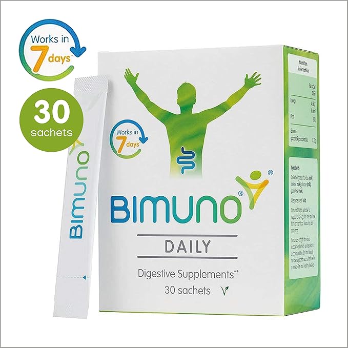 BIMUNO Immunity Food Supplement | Prebiotic Multivitamin for Women Men &amp Kids | Immune System Support with Vitamin D3 C &amp Zinc | Vegetarian Gluten Free Halal Kosher | (.)