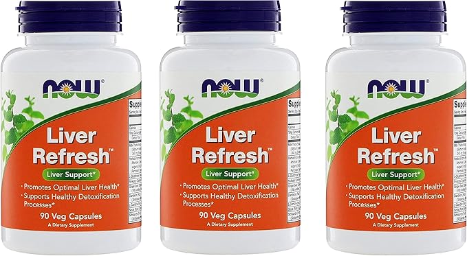 Now Foods Liver Refresh - 90 Veggie Capsules (Pack of 3)
