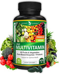Potent Garden Multivitamin for Men &amp Women – 42 Fruits &amp Vegetables Probiotics &amp Enzymes Daily Whole Food Supplement for Energy Immune Support &amp Digestion Non-GMO 90 Tablets