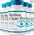 Retina Clear Eye Supplement - Retina Clear for Eyes Capsules - Maximum Strength Advanced Formula All Natural Visual Wellness RetinaClear Pro Reviews (5 Pack)