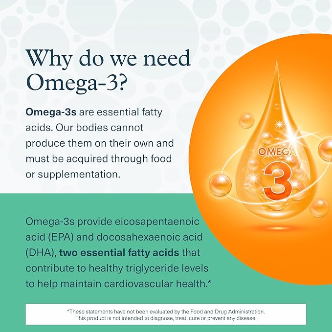 Youtheory Ocean-Friendly Omega - Vegan Algae Omega 3 Softgel - with EPA &amp DHA - Heart Eye &amp Brain Health - Recyclable Aluminum Container - Gluten Soy &amp Dairy Free - 60 Softgels (Pack of