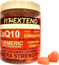 COQ10 200mg Ubiquinol &amp Turmeric Gummies 1000mg 120 Days Peach Turmeric Gummies Anti-Aging Extra Strength Curcumin Antioxidant Formula Extra Strength Unisex
