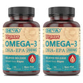 DEVA Vegan Omega-3 DHA-EPA from Micro Algae Delayed Release 90 Vegan Capsules (Pack of 2)